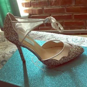 Never worn Betsey Johnson heels.